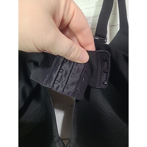 Hanes Cool That Adapts To You Black Convertible Full Figure Underwire Bra SZ 2XL - Picture 3 of 4